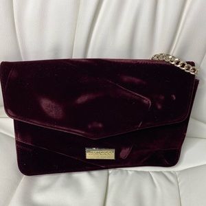 Jimmy Choo velvet clutch - New